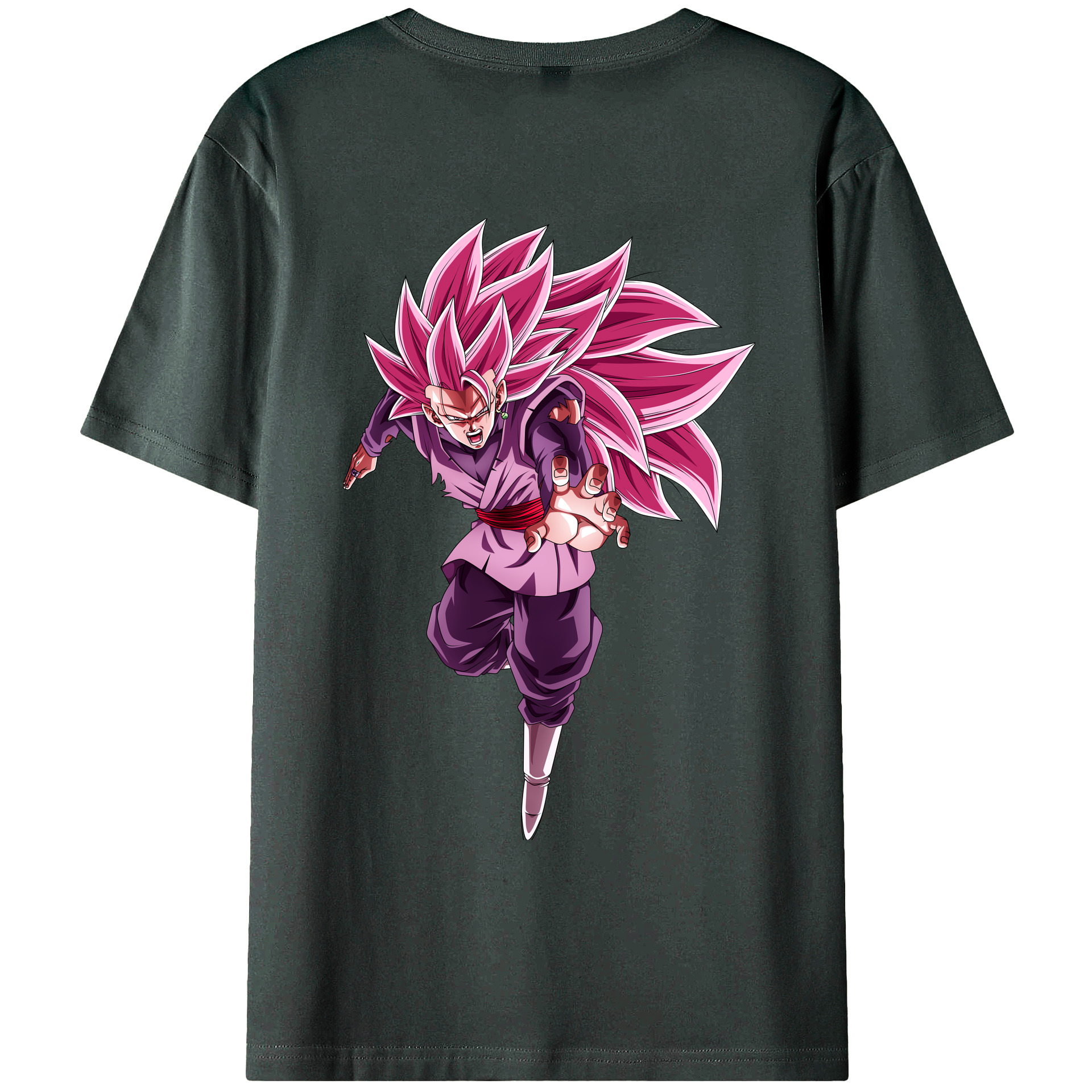（画像用） ドラゴンボール ベジット DRAGON BALL Vegetto 綿100％ メンズ半袖Tシャツ（バックプリント） 通気性
